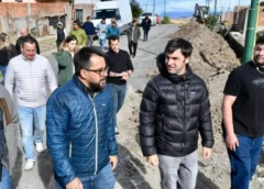 Valle Chico: Torres recorrió la obra que llevará gas a más de cien familias