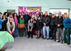 Merino visitó el Centro de Jubilados “Justicia Social”