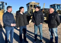 Torres y Merino recorrieron el inicio de obra de la Zona Franca, que fortalecerá el perfil logístico y exportador de la región